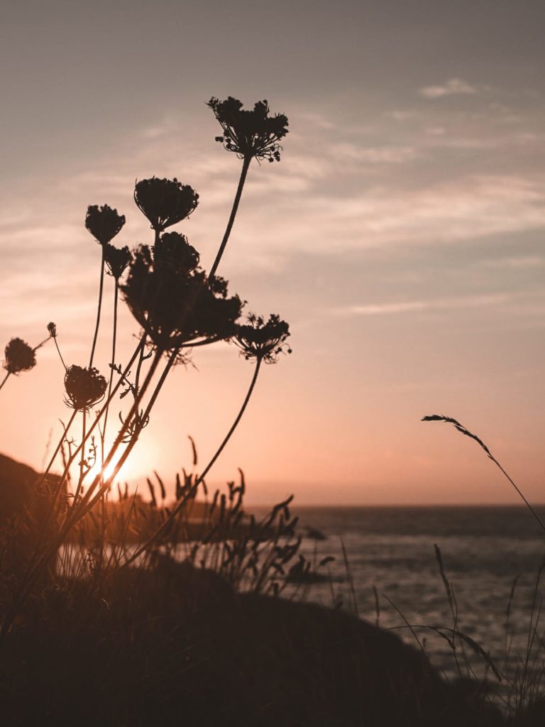 Mer coucher de soleil