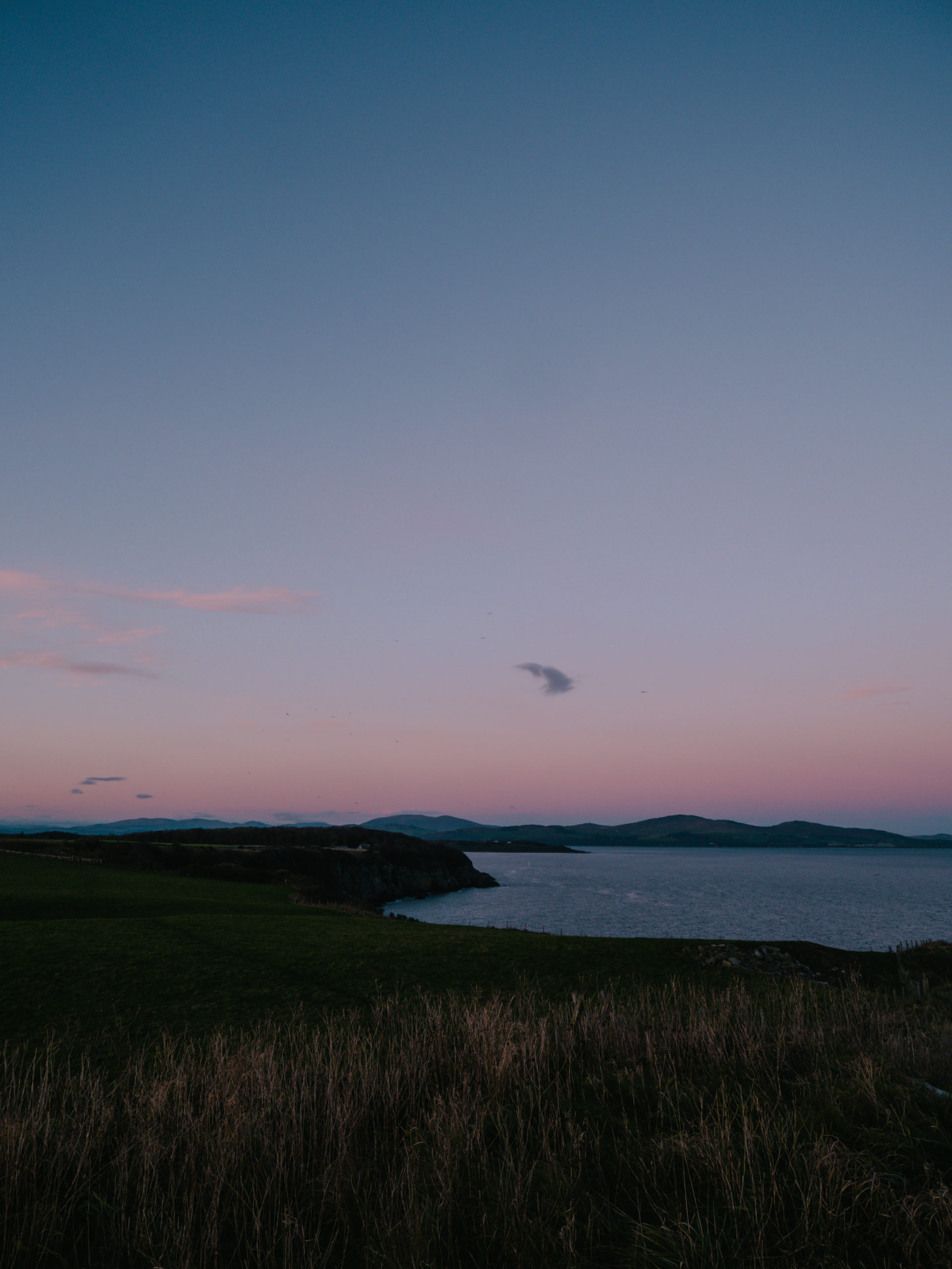cruggleton castle scotland écosse promenage coucher de soleil mer