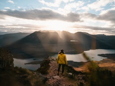 stac pollaidh voyage écosse randonnée solo sunset